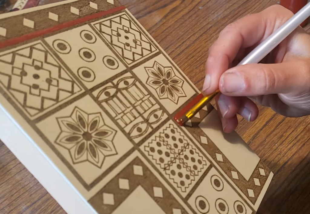 painting the royal game of ur