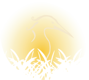 light transparent logo with grass