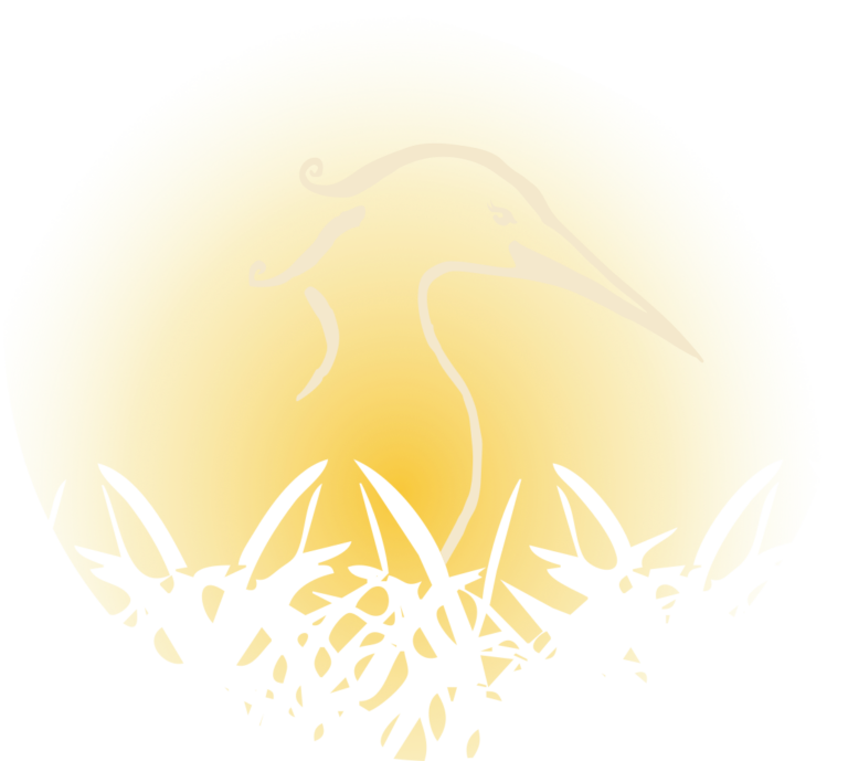 light transparent logo with grass